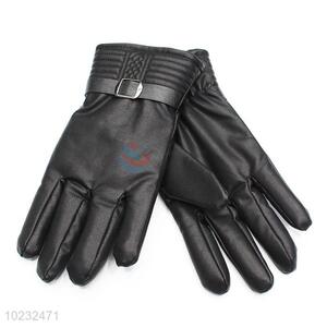 Popular cool style cheap black men glove