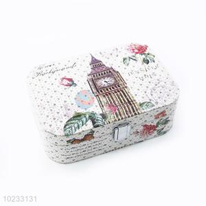 Big Ben Printed PU Leather Jewelry Storage Box