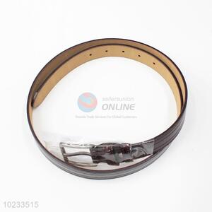 Fashion Dark Brown PU Leather Belt for Women