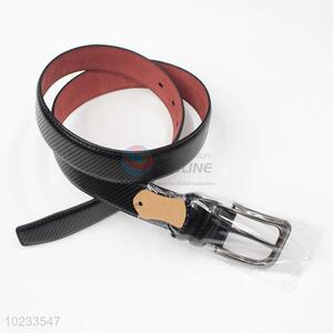 Striped PU Leather Belt Men's Accessories