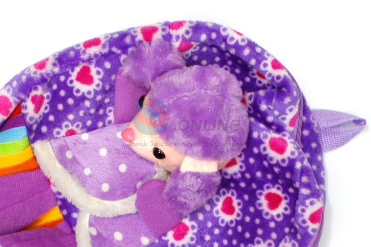 Wholesale Plush Cartoon Bag Kids Backpack