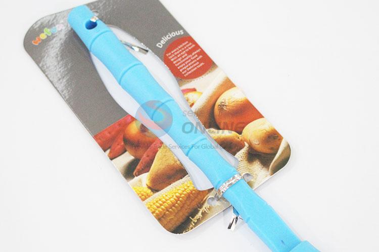 Kitchen use blue silicone butter spreader/butter knife