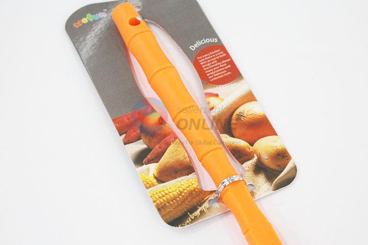 Good quality orange silicone butter spreader/butter knife