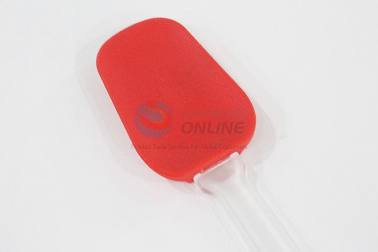 High quality red silicone cake scraper/spatula