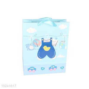 Competitive Price Blue Gift Bag/Paper Packing Bag for Baby