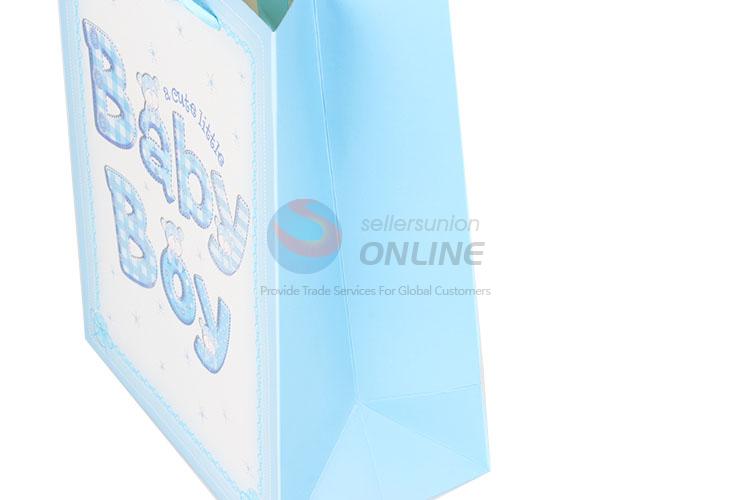 Nice Blue Gilding Gift Bag/Paper Packing Bag for Sale