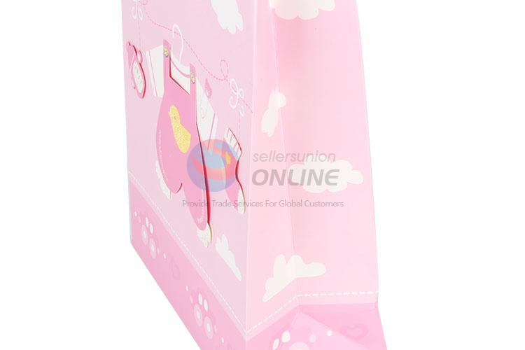 New Arrival Pink Gift Bag/Paper Packing Bag for Baby