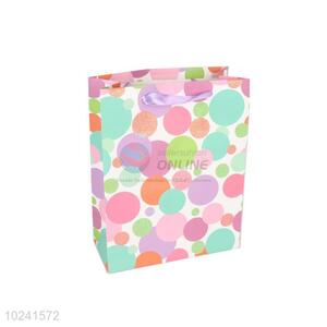 Top Selling Dots Pattern Gilding Gift Bag/Paper Packing Bag for Sale