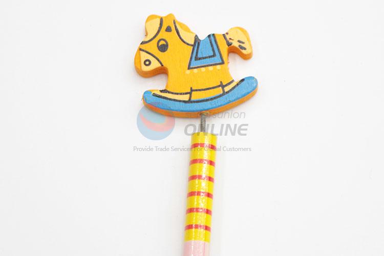 Eco-friendly Wooden Cartoon Toy Wood Pencil for Student