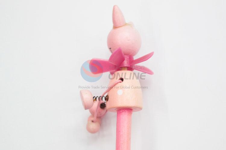 Pretty Cute Stationery Pencil with Cartoon Toy Head