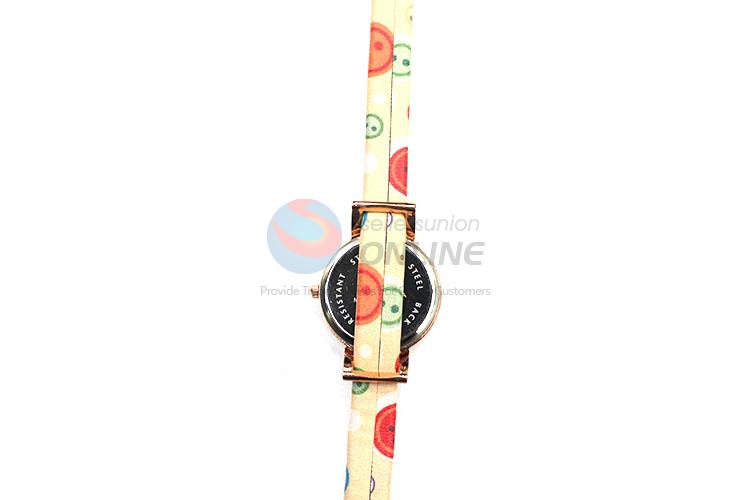 Nice Owl Pattern Wrist Watch with Leathern Watchband for Sale