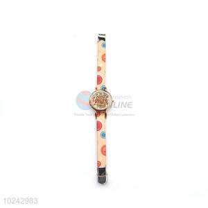 Nice Owl Pattern Wrist Watch with Leathern Watchband for Sale