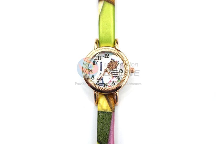 Wholesale Wrist Watch with Leathern Watchband for Sale