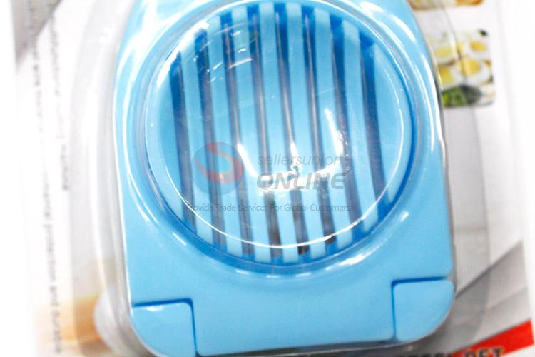 Good Selling Blue Plastic Egg Cutter Kitchen Ware