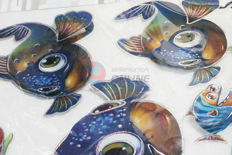 New design cheap fish PVC wall/window/mirror sticker