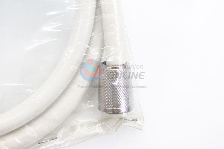 White Plastic Shower Hose 1.5 Meter