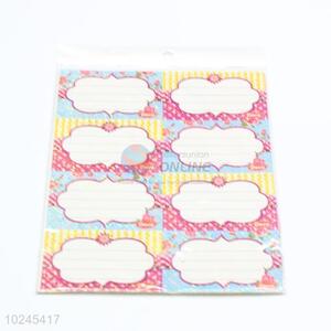 Lovely Printed Custom Adhesive Labels Stickers