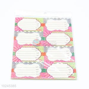 Lovely Pattern Office School Adhesive Hot Stamping Foil Label Stickers