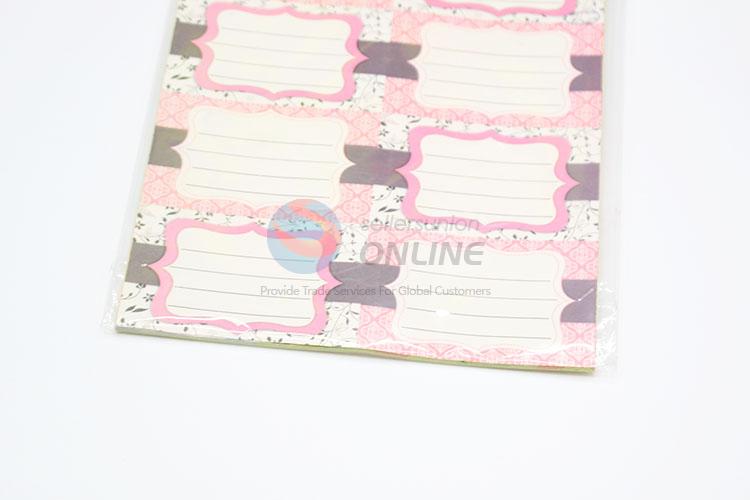 New Design Paper Stamping Foil Adhesive Labels Stickers