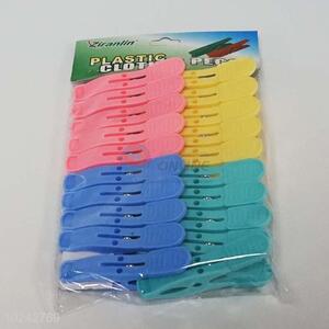 20pc Heavy Duty Clothes Pegs Plastic Hangers Racks