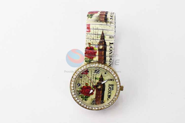 Big Ben Pattern Casual Bracele Watch For Girls/Fashion Quartz Wristwatch