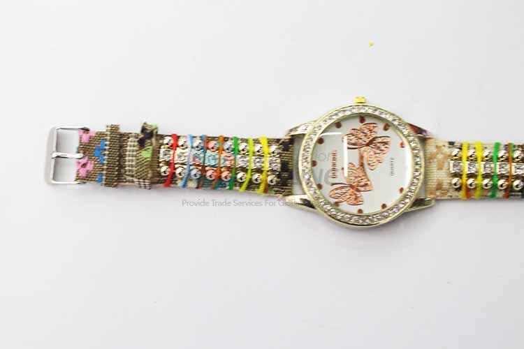 Butterfly Casual Bracele Watch For Girls/Fashion Quartz Wristwatch