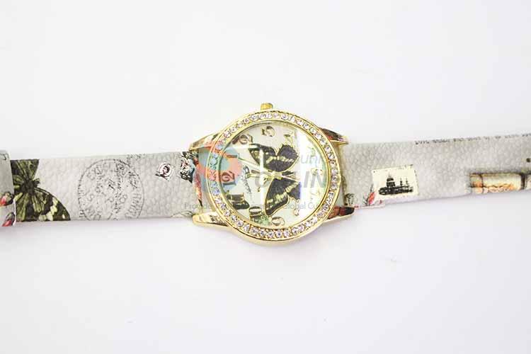 Butterfly Casual Bracele Watch For Girls/Fashion Quartz Wristwatch