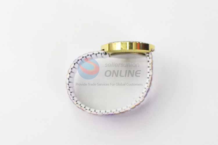 High Quality Casual Bracele Watch For Girls/Fashion Quartz Wristwatch with Rhinestone