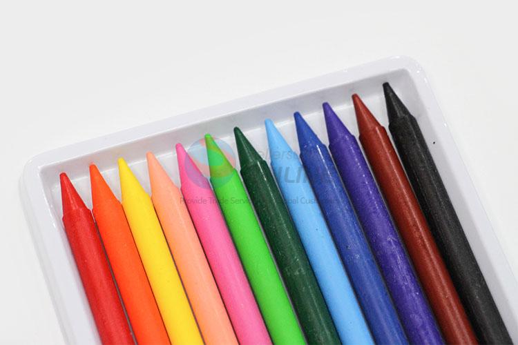 2016 Top Sale 12 Colors Drawing Crayon for Childre