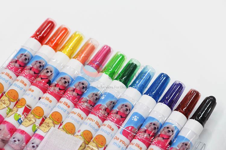 Cheap and High Quality 12 Colors Rolling Crayon