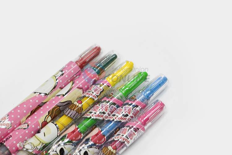 High Quality 12 Colors Rolling Crayon