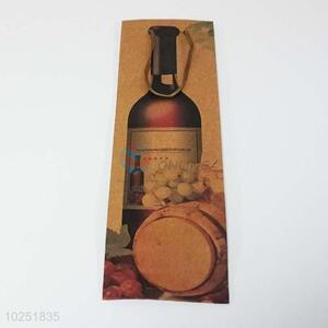 Fashion Style Paper Red Wine Bottle Bag