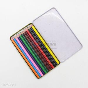 Hot Sales Promotional Printed Cheap 12 Colors Colour Pencil for School