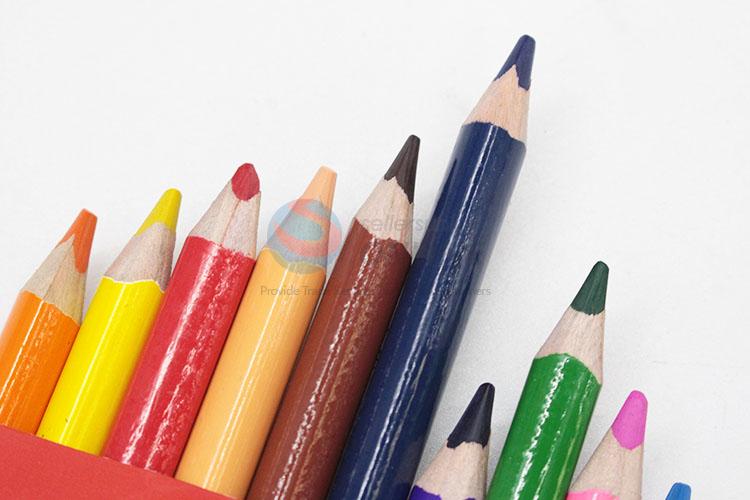 No-Toxico 12 Colors Wooden Colouring Pencil