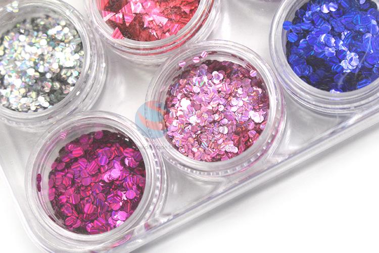 Cheap Laser Glitter Nail Accessories Nail Art Slice/Nail Decor