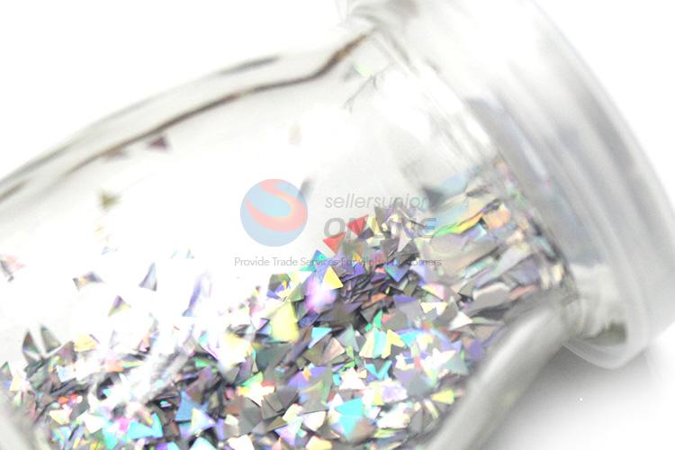 New Design Triangle Shape Laser Color Glitter Powder