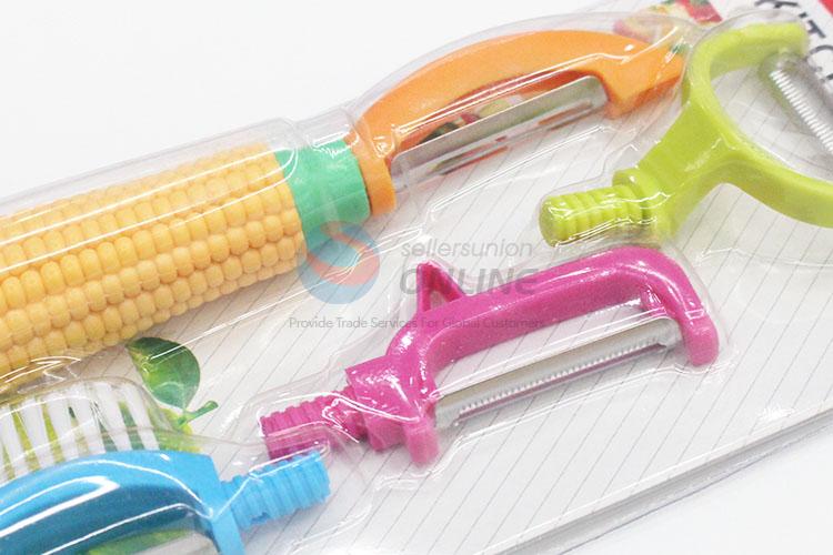 Popular low price high sales 4pcs vegetable&fruit peeler