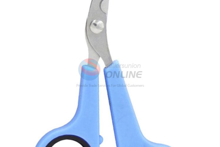 Pet beauty Nail Clippers Scissor with Blue Plastic Handle