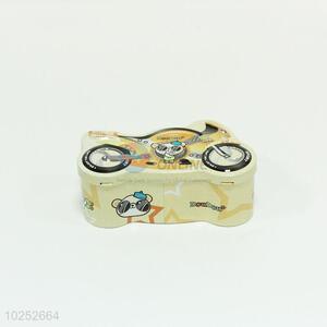 Motorcycle design metal Money Box with lock&key