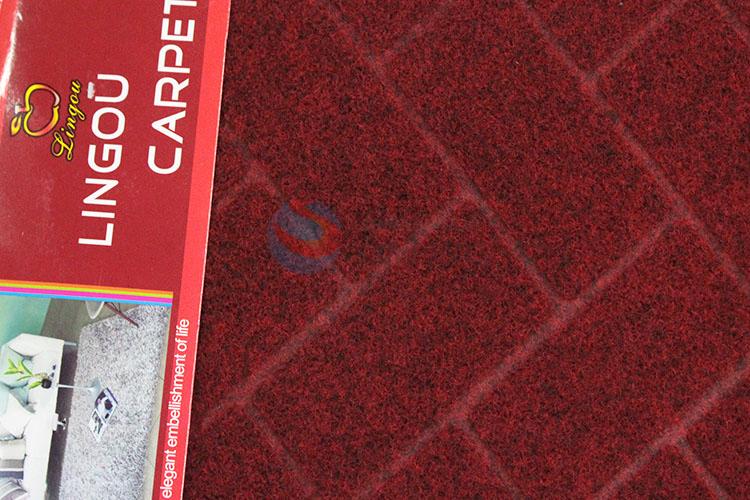 Dark Red High Quality Door Mat Floor Carpet