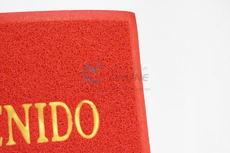 Red Color PVC Carpet Door Mat Non-slip