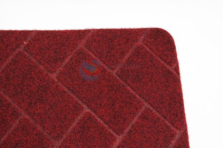 Dark Red High Quality Door Mat Floor Carpet