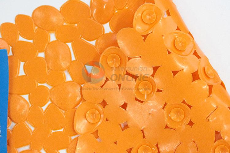 Orange Color PVC Bathmat Non-slip Floor Mat