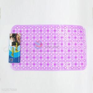 Purple Color PVC Waterproof Non-slip Floor Mat for Bathroom