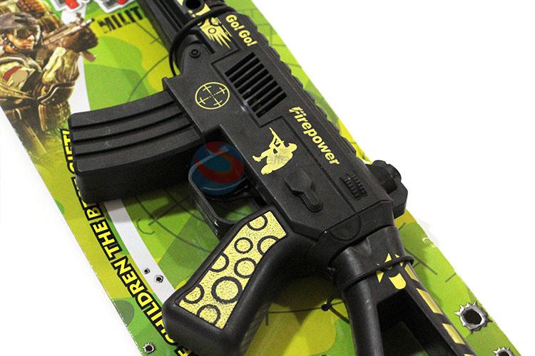 Factory Hot Sell Black Vibrate Film Toy Gun for Sale