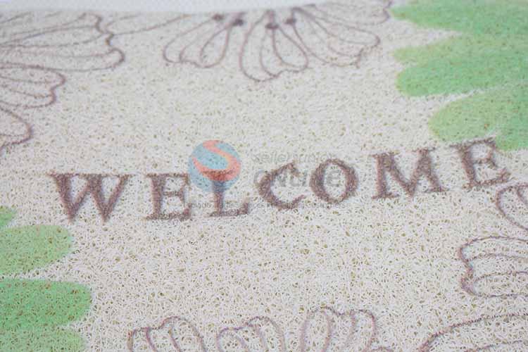 Flower Pattern Decorative Non-slip Front Floor Mat/Door Mat