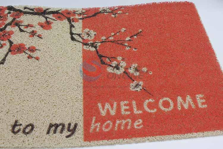 Flower Pattern Decorative Non-slip Front Floor Mat/Door Mat