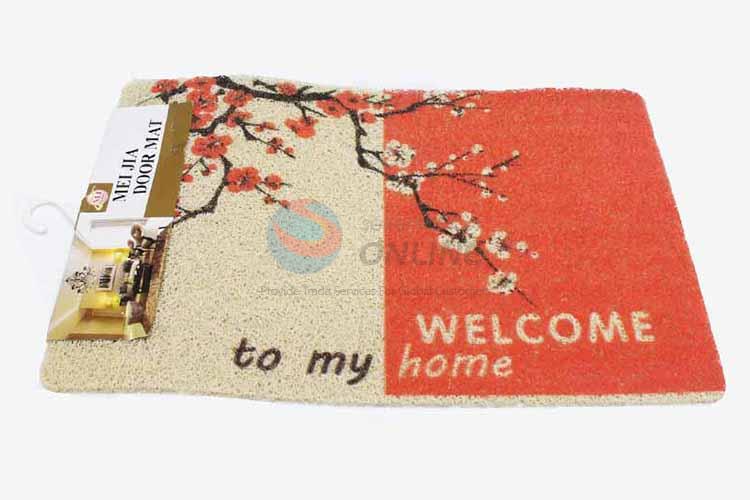 Flower Pattern Decorative Non-slip Front Floor Mat/Door Mat