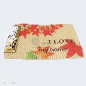 Maple Pattern Decorative Non-slip Front Floor Mat/Door Mat