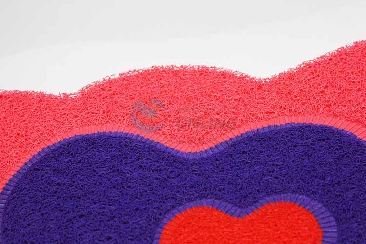 Heart Pattern Decorative Non-slip Front Floor Mat/Door Mat